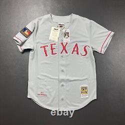 100% Authentic Ivan Rodriguez Mitchell Ness 1994 Texas Rangers Jersey Size 44 L