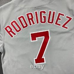 100% Authentic Ivan Rodriguez Mitchell Ness 1994 Texas Rangers Jersey Size 44 L