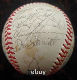 1981 Texas Rangers 18 Player Autograph MLB Baseball