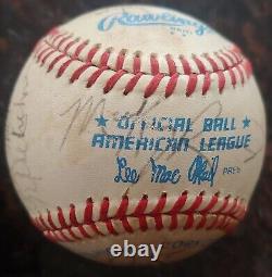 1981 Texas Rangers 18 Player Autograph MLB Baseball