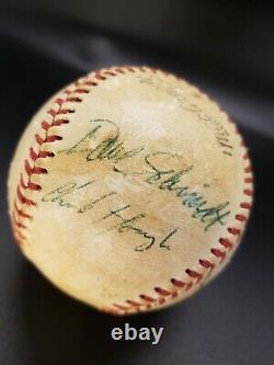 1981 Texas Rangers Signed Baseball Mark Wagner, Dave Schmidt, Rick Honeycutt