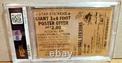 1983 Fleer Nolan Ryan PSA 10 Gem Mint POP 2 RARE Sticker Panel HOF Astros