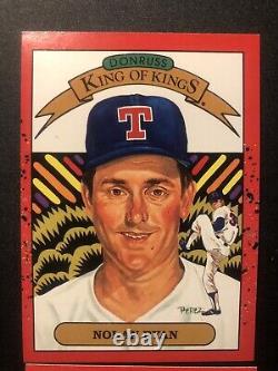 1990 Donruss King of Kings NOLAN RYAN Baseball Card #665 Texas Rangers. HOF
