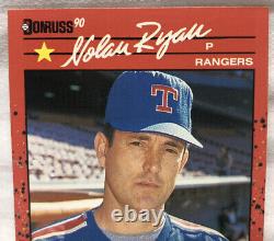 1990 Donruss Nolan Ryan 5000K Error Wrong Back Texas Rangers #665 Rare Card