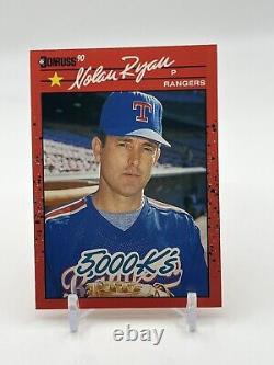 1990 Donruss Nolan Ryan 5000k Texas Rangers #659 Baseball Card