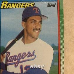 1990 Topps Juan Gonzalez Texas Rangers #331 ERROR Baseball Card