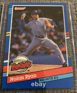 1991 Donruss Nolan Ryan Texas Rangers #BC3 Baseball Card