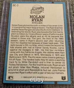 1991 Donruss Nolan Ryan Texas Rangers #BC3 Baseball Card