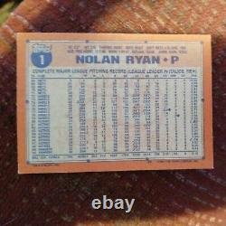 1991 Topps Nolan Ryan Texas Rangers #1 Baseball Card