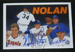 1991 Upper Deck Heroes Nolan Ryan #18 Autograph (Serially #ed 2212/2500)
