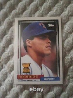 1992 Topps Ivan Rodriguez Texas Rangers ROOKIE #78 All-Star RC Rookie Card