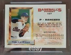 1993 Topps Finest All Stars Jumbo Nolan Ryan Card #107 GEM MINT PSA 10