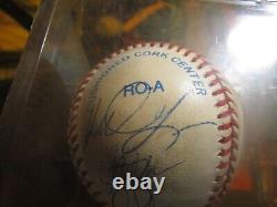 1994 Texas Rangers Signed Autographed Team Baseball Ooak Gonzalez Pudge Rodrigue