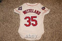 1997 Wetteland Texas Rangers JERSEY Russell AUTHENTIC 40 Jackie Robinson patch