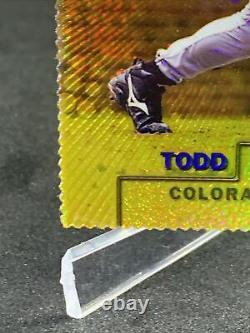 1999 Topps Finest Diecut Gold Refractor #248 Todd Helton Colorado Rockies SHARP