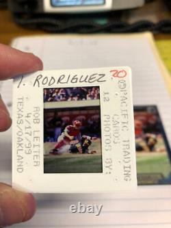 2001 PACIFIC TRADING CARDS Ivan Pudge Rodriguez Texas Rangers SLIDE NEGATIVE 1/1