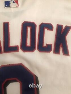 2006 Game Used Hank Blalock #9 Texas Rangers Authentic Majestic Home Jersey 48