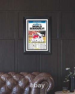 2010 Texas Rangers ALCS Champions Framed Front Page Newspaper Print