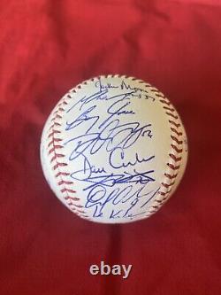 2011 Texas Rangers Team Signed Baseball Full Beckett Loa