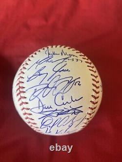 2011 Texas Rangers Team Signed Baseball Full Beckett Loa