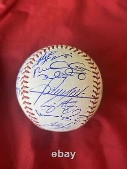 2011 Texas Rangers Team Signed Baseball Full Beckett Loa