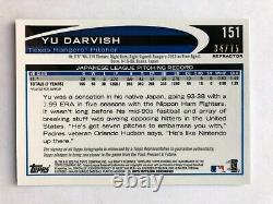 2012 Topps Chrome Sepia Autograph #151 Yu Darvish Rookie Card RC (34/75)