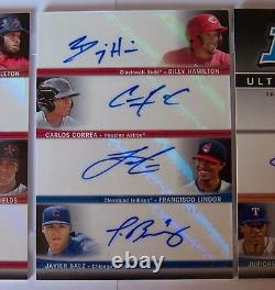 2013 Bowman Baseball Ultimate Prospects Rookie 25-autograph Book 5/5 Rc Buxton