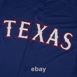 2014 Texas Rangers Authentic On-Field Alternate Blue Cool Base Jersey