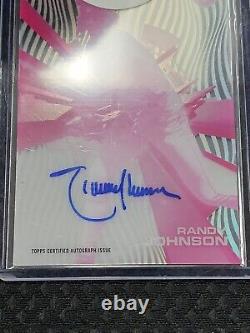2015 Topps High Tek Randy Johnson Auto Pink Acetate SP 1/1 One of One