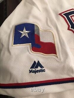 2016 Yu Darvish Texas Rangers #11 Authentic On-Field Majestic Jersey 52/2XL