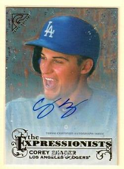 2017 Topps Gallery Corey Seager Expressionists Auto 4/5 SSP