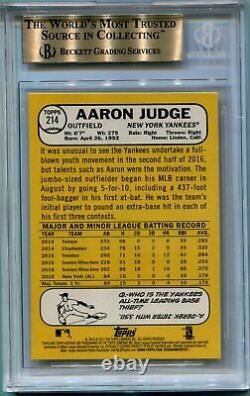 2017 Topps Heritage Aaron Judge Action SSP BGS 9.5 Gem Mint Rookie Card Yankees