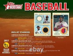 2017 Topps Heritage Baseball Hobby Box 1 Auto Or Relic