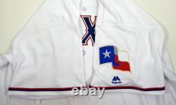 2018 Texas Rangers Matt Bush #51 Game Issued White Jersey