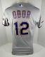 2018 Texas Rangers Rougned Odor #12 Game Used Grey Jersey