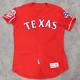 2019 Tim Federowicz Texas Rangers Game Issued Worn Mlb Baseball Jersey 100 Patch