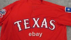 2019 Tim Federowicz Texas Rangers Game Issued Worn MLB Baseball Jersey 100 Patch