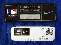 2020 Texas Rangers Lance Lynn #35 Game Issued Blue Jersey Spring Training 463