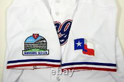 2020 Texas Rangers Ronald Guzman #11 Game Issued White Jersey Inaugural S P 4