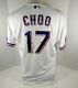 2020 Texas Rangers Shin-soo Choo #17 Game Issued White Jersey I Season P 495