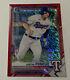 2021 Bowman Chrome Justin Foscue Red Shimmer Refractor 5/5 Rookie Ssp Mint