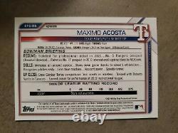2021 Bowman Chrome Maximo Acosta Auto Refractor (202/499)