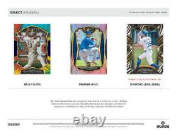 2021 Panini Select Baseball Hobby Box (12 Packs/5 Cards 2 Autos, 2 Mems)
