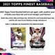 2021 Topps Finest Baseball Hobby 2 Autos & 12 Packs/5 Cards