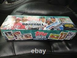2021 Topps MLB Complete Set Factory Sealed Green Target 660 Cards + 1 auto/relic