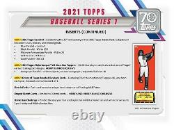 2021 Topps Series 1 Baseball Hobby Box