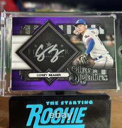 2022 Topps Corey Seager Five Star Purple Silver Signatures Auto 02/25 Rangers
