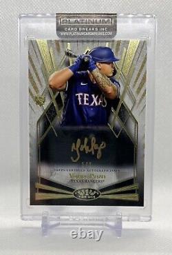 2022 Topps Tier One Yohel Pozo Rookie Auto Autograph RC 1/1 Gold Ink TX RANGERS