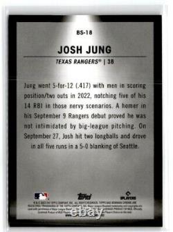 2023 Bowman Spotlights Gold Josh Jung /50 Texas Rangers #BS-18 Rookie Card RC