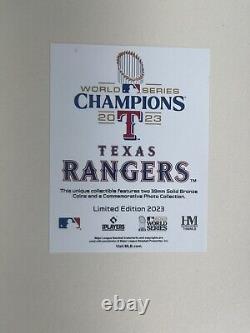 2023 Champions Texas Rangers Highland Mint Framed Team Photo 18x 22 #11